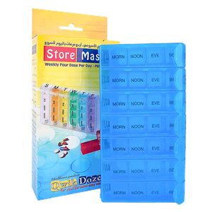 منظم حبوب أسبوعي ب4 جرعات يومي من كويك دوز