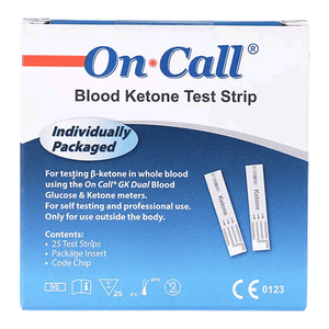 On Call Blood Ketone Test Strips