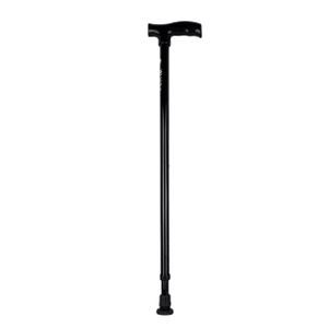 عكاز مشي قابل للتعديل على شكل حرف L من تاينور - أسود