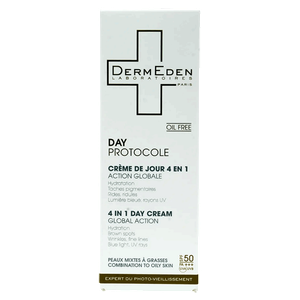 Dermeden Day Protocole 4 in 1 Day Cream for Oily Skin