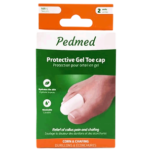 غطاء سيليكون جل لاصبع القدم من بيدميد - كبير