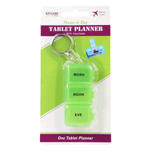 منظم حبوب ثلاث مرات يومياً مع ميدالية من إيزي كير بلس