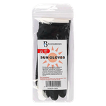 Black & Brown Sun Gloves with UPF50+ - Black