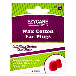 سدادات قطنية بالشمع للأذن من إيزي كير بلس