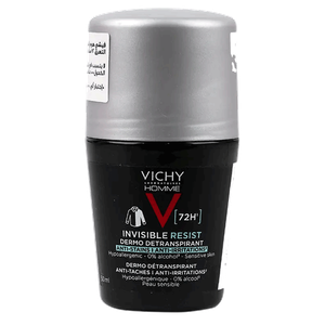 Vichy Invisible Resist Roll On Deodorant - Men