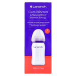 Lansinoh Glass Baby Bottle With Naturalwave Slow Flow Teat