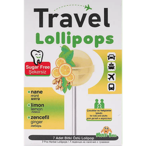 Multi Ball Lemon, Mint & Ginger Travel Lollipops