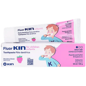 FluorKIN Strawberry Infantil Toothpaste - (0-6 Years)