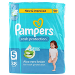 Pampers No. 5 Baby Rash Protection Diapers - 11-16 kg
