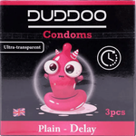 Duddoo Ultra-Transparent Plain Delay Condoms