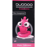 Duddoo Ultra-Transparent Plain Lubricated Condoms