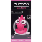 Duddoo Ultra-Transparent Anatomic Ultra Thin Lubricated Condoms