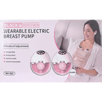 Black & Brown Wearable Electric Breast Pump