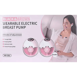 Black & Brown Wearable Electric Breast Pump