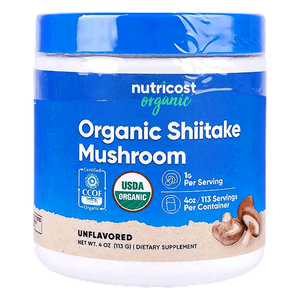 مسحوق فطر شيتاكي عضوي غير منكه من نوتريكوست