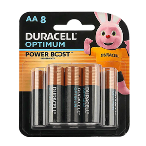 Duracell Optimum AA 8 Battries