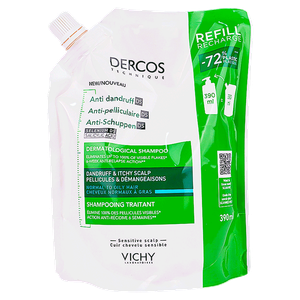 Vichy Dercos Anti-Dandruff Shampoo Refill for Normal To Oily Hair