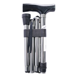 Yuwell Foldable Metalic Walking Stick