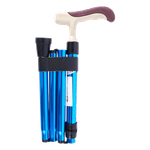 Yuwell Foldable Walking Stick - Blue