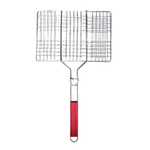 Chinatown Stainless Steel Mesh Net Holder with Wooden Handle