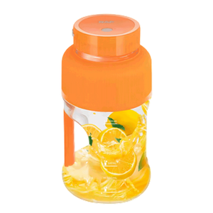 RAF 2 in 1 Portable Blender & Citrus Juicer Cup with Stainless Steel Blades - Orange
