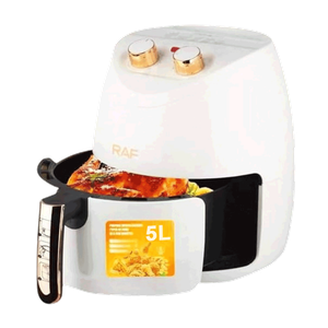 RAF Electric Air Fryer Cooker with Adjustable Thermostat - 5.8 L