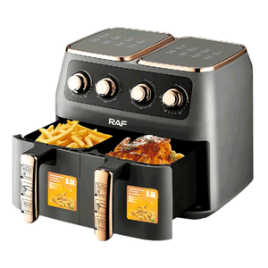 RAF Smart Dual Air Fryer with Mechanical Timer