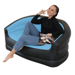 Chinatown Inflatable Portable Large Air Sofa Chair - Blue