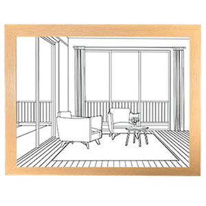 إطار صور مضيء LED بإضاءة ثلاثية الألوان قابلة للتعديل من تشاينا تاون