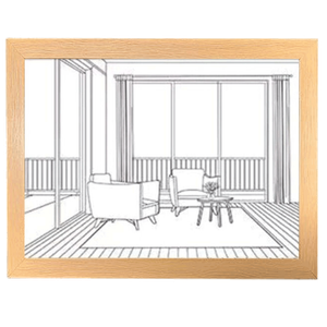 إطار صور مضيء LED بإضاءة ثلاثية الألوان قابلة للتعديل من تشاينا تاون