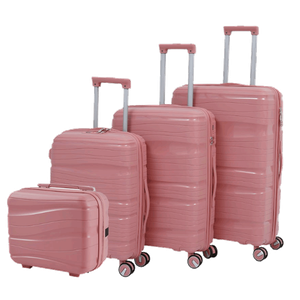 Chinatown Travel Luggage Trolley Set - Pink