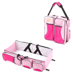 Chinatown 3 in 1 Portable Baby Essentials Bag - Pink