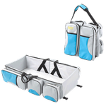 Chinatown 3 in 1 Portable Baby Essentials Bag - Grey