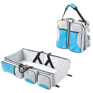 Chinatown 3 in 1 Portable Baby Essentials Bag - Grey