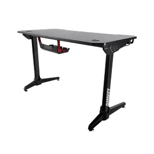 Gamvity Professional Gaming Desk with RGB LED Lights - Black