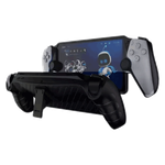 TPU Stripe Case With Stand For Playstation Portal - Black