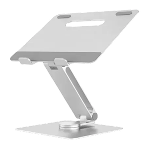 Gamvity 360° Rotating Laptop Stand for Devices – Silver