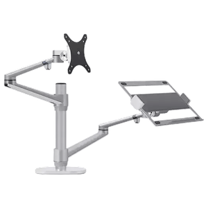 ذراع حامل قابل لتعديل الارتفاع من غامفيتي – فضي