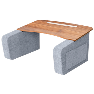 مكتب لابتوب محمول من غامفيتي – أزرق/خشبي