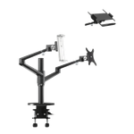 Gamvity Height Adjustable Universal Monitor Stand Arm – Black