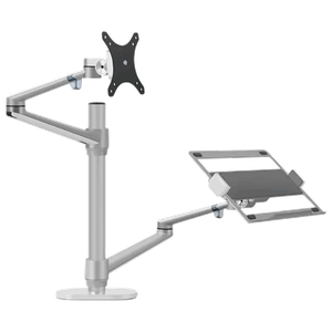 ذراع ألمنيوم 2 في 1 من غامفيتي – فضي