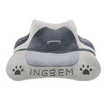 Ingren Fat Cat Pillow – Grey