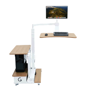 طاولة عائمة بالاتجاه الأيسر من إنغرين – خشبي/أبيض 