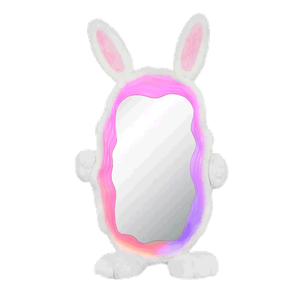 مرآة بتصميم الأرنب مع إضاءة من إنغرين