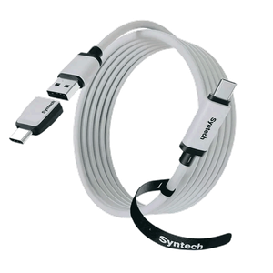 كابل USB-A إلى USB-C مع محول USB-A من سينتك