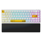 Syntech Rapid Trigger Magnetic Keyboard – White & Yellow