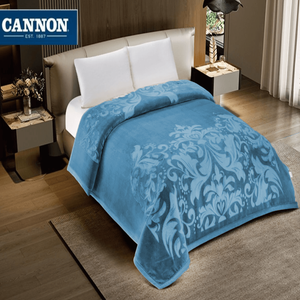Cannon Embossed Blanket - Blue