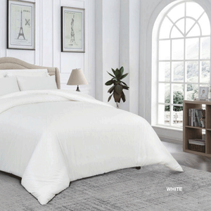Cannon Queen Plain Comforter Set - White