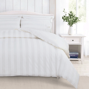 Cannon Twin Stripe Comforter Set - Cream