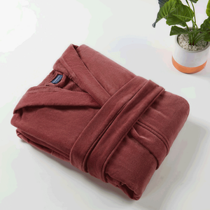 روب الإستحمام مع قبعة بحجم متوسط جدا من كانون - أبيض